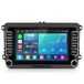 Hexinex autoradio 7 pouces Linux avec Carplay, adapté pour VW Golf 5, 6, Plus, Skoda Passat, Tiguan, Polo, Touran. Incluant navigation, Wi-Fi, Bluetooth, commande au volant (SWC), FM, RDS et DSP. Connexion USB