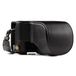 MegaGear Fujifilm X-A5, X-A3, X-A2, X-A1, X-M1 lederen tas met riem voor camera, zwart