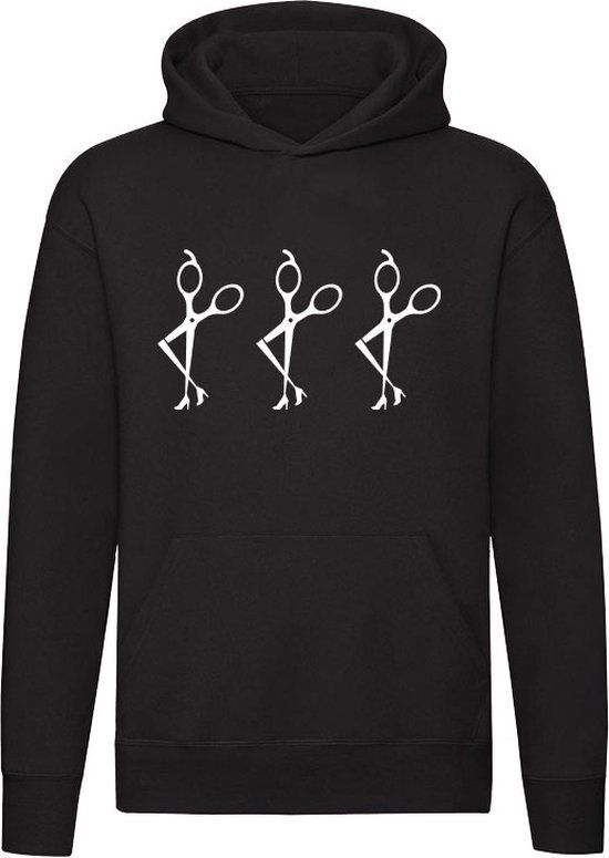 Sol's Kapper Hoodie Zwart Unisex 4XL