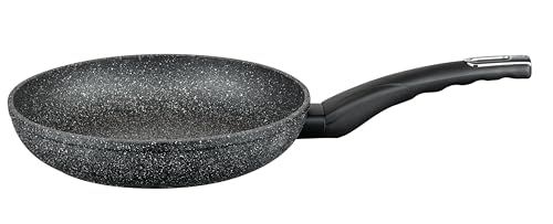 ELO Braadpan 20 cm graniet, zwart