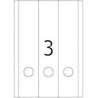 HERMA Special - Papier - mat - permanent zelf-klevend - geperforeerd - wit - 61 x 297 mm 75 etiket(ten) (25 vel(len) x 3 ondoorzichtige mapetiketten