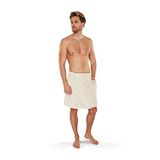 Möve Wellness kilt met chenille biezen in maat 48/56 van 100% katoen (spinair), natuur, natuur