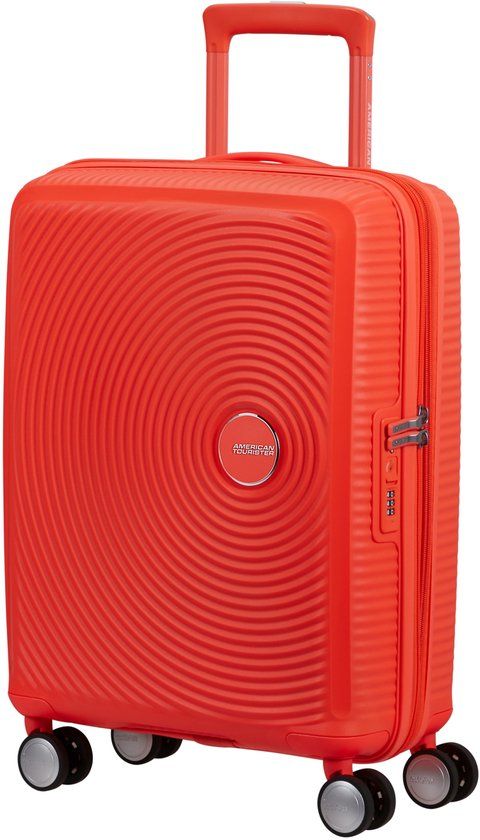 American Tourister Soundbox spinner 55/20 handbagage koffer - Neon Orange
