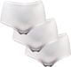 My Basic by After Eden Midi brief 3pack Dames Onderbroek - White - Maat XL