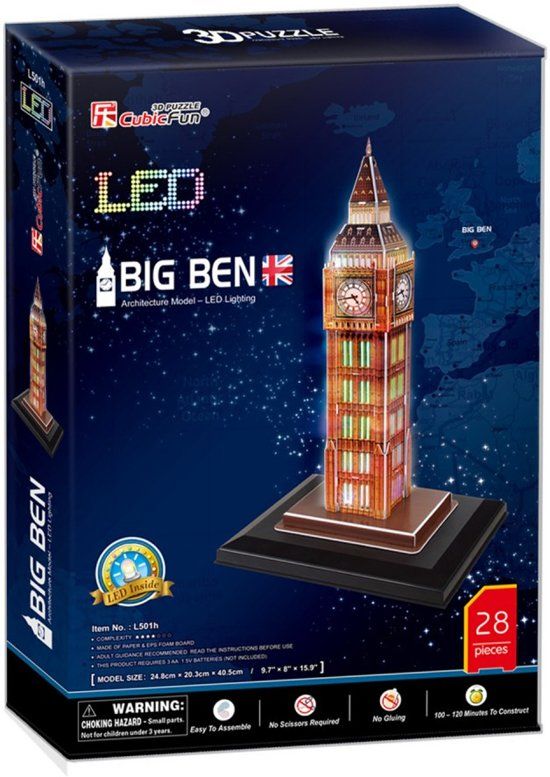 House of Holland 3D Big Ben - 28 stukjes