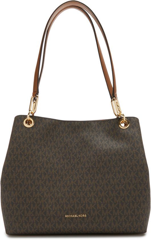 Michael Kors Kensington Schoudertas Dames - Leer - Bruin