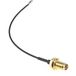 RS Pro Câble Coaxial RF avec Connecteur SMA à Contact Femelle Noir, 100mm