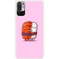 Redmi Bedrukt siliconen hoesje compatibel met Redmi Note 10 5G Sushi hug