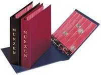 Pagna Muntenalbum (incl. twee munthoezen, 4D) blauw, 25 x 25 cm