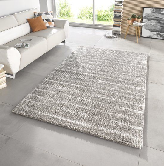 Mint rugs Symmetrisch Vloerkleed Nova - Grijs 120 x 170 cm