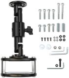 Brodit 216209 montagekit Zwart Aluminium, Kunststof