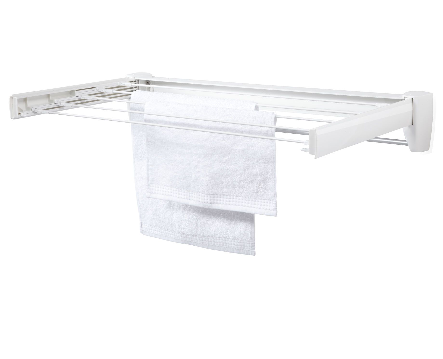 Leifheit Telegant Plus 70 Wall-mounted Rack - White
