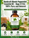 Handcraft Blends Peppermint Essential Oil- Huge 4 Fl Oz- 100% Pure and Natural User Handbook