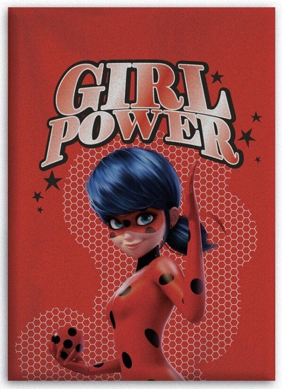Marvel Miraculous Ladybug Fleece Blanket - Red - 100 x 140 cm