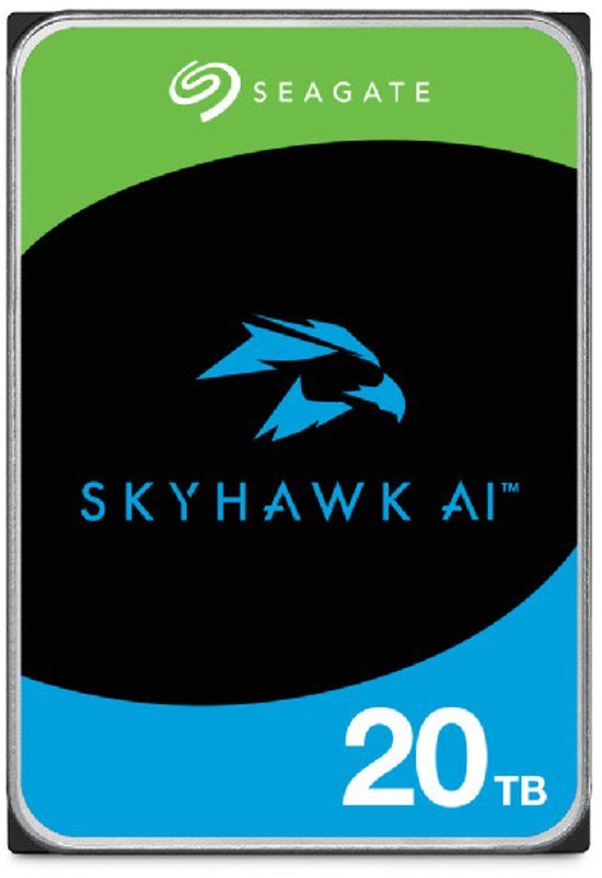 Seagate SkyHawk AI interne harde schijf 20 TB 7200 RPM 512 MB 3.5" SATA III