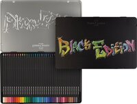Faber-Castell Black Edition Kleurpotloden - 36 stuks in blik