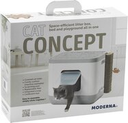 Moderna Kattenbak/Kattenmand - Grijs - 47.5 x 39.5 x 40 cm