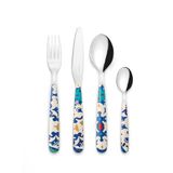 Guzzini - FLOWER&LEMON Set van 24 bestek - Mediterraan blauw - 28194076