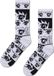 Happy Socks Anime Stripe Sneaker Sock - unisex sokken - wit - Unisex - Maat: 41 - 46