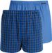 Schiesser 2-Pack Boxershorts Heren - Blauw - Maat XXL