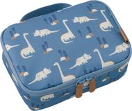 Fresk Petite glacière enfant 2,5 L – Sac à lunch garçon – Sac à lunch thermique – Avec compartiment à couverts – Sac à lunch hydrofuge – Bleu – Dino