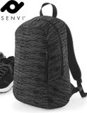 Senvi Design Backpack - Rugzak Kleur Zwart-Grijs (ruimte voor de Laptop)
