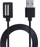 Strap-it Oplader / Oplaadkabel USB Zwart geschikt voor Suunto 9 / Suunto 9 Baro / Suunto D5 / Suunto Spartan Ultra HR / Spartan Sport Wrist HR