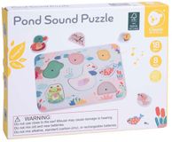 Classic World Classic World houten puzzel poel geluid educatief speelgoed