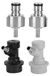 Bouchon de carbonatation - Acier inoxydable - Accessoires de brassage de bière - Connexion Barb Ball Lock - 2 pièces - Léger 26g