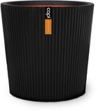 Capi Europe Vaas conisch Groove NL 36x34 Zwart