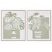 CUADRO LIENZO PS 40,5X3,3X50,5 PLANTA 3D 2 SURT.