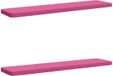 vidaXL Canapé 2 pièces VUGHT 100% Polyester Rose