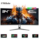 FYHXele 34 Inch 165Hz VA WQHD 21:9 LED Gamer Computer Scherm