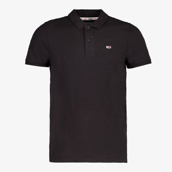 Tommy Jeans Tommy Hilfiger TJM Slim Placket Polo - Black - Men's XL