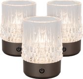 Lucide LILY - Oplaadbare Tafellamp - Set van 3