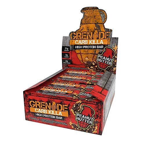 Grenade Carb Killa Peanut Nutter Proteïnereep - 12 x 60g