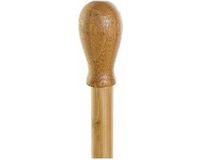 DKD Home Decor Keukenpapierhouder Bamboe Zwart 16.5 x 16.5 x 35 cm