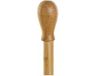 DKD Home Decor Keukenpapierhouder Bamboe Zwart 16.5 x 16.5 x 35 cm