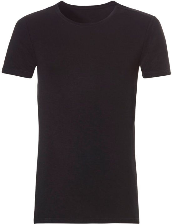 Ten Cate - Heren Bamboo Basic Ronde Hals T-Shirt Zwart - L