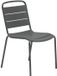 Hespéride Stapelbare tuinstoel ALEGORIA Gris graphite