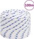 vidaXL - Boot - touw - 18 mm - 100 m - polypropyleen - wit