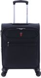 Gladiator 3D Handbagage Koffer - 55 cm - 36/43 liter - Expandable - Zwart
