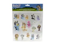 CYPBRANDS Bluey, stickers, raamstickers, gel, meerkleurig, officieel product