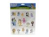 CYPBRANDS Bluey, stickers, raamstickers, gel, meerkleurig, officieel product