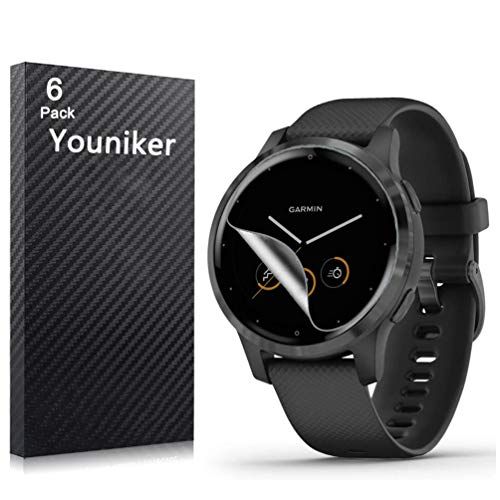 Youniker 6 Pack Screen Protector Film voor Garmin Vivoactive 4