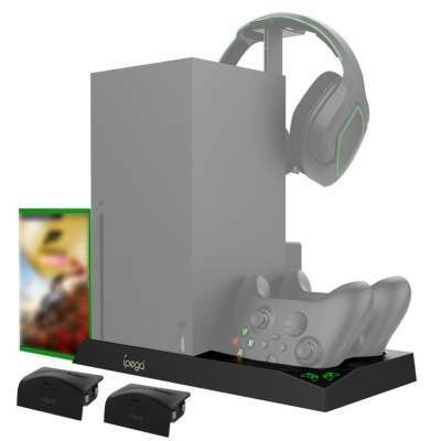 iPega Xbox Series X Oplaadstation - Zwart zwart