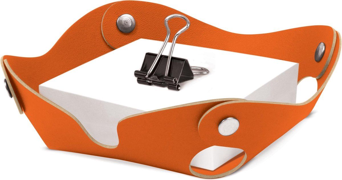 Vacavaliente Work & Planners Studio Note Tray - Oranje - Leer
