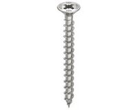 HECO TOPIX-Plus Spaanplaatschroef 5x60mm Platkop RVS Voldraad PZD 2 (200 stuks)