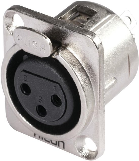 Hi-con XLR mounting plug 3pin HI-X3DF