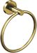BES LED Leoni Rimbo Handdoekring - 16cm - Rond - Geborsteld Goud